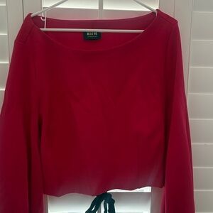 Maeve Fuchsia Long Sleeve Blouse